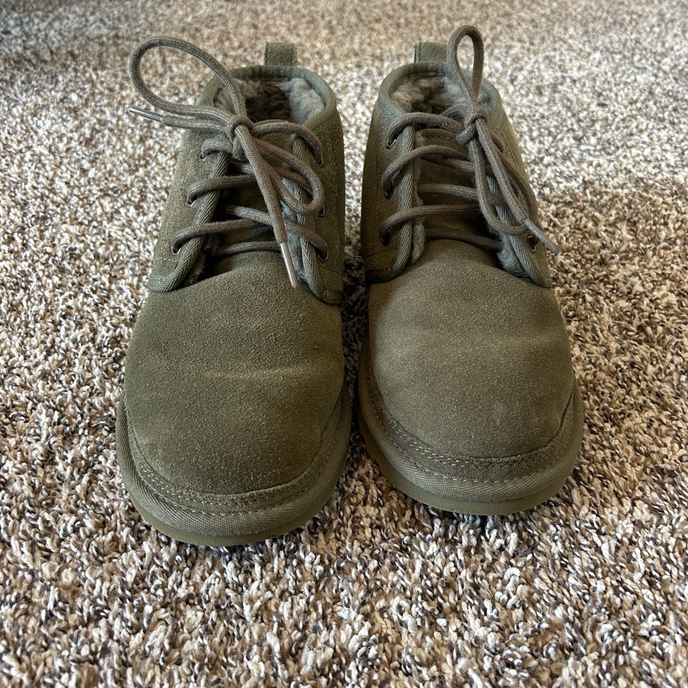 UGG Olive Green Lace Up Boots